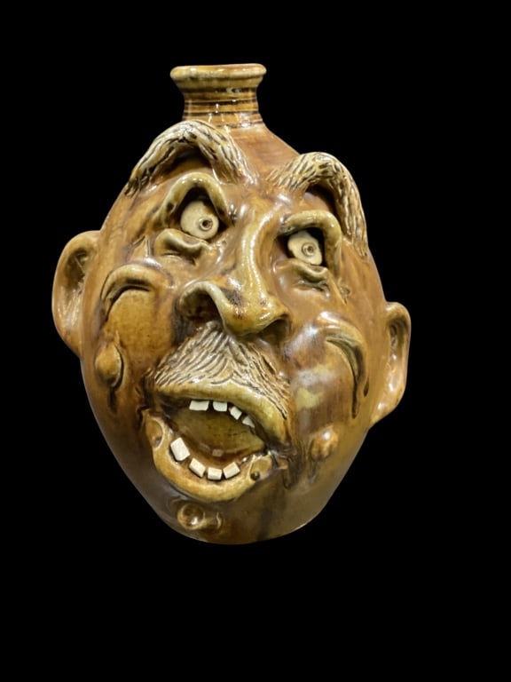 Southern Folk Pottery Face Jug (1 of 1)