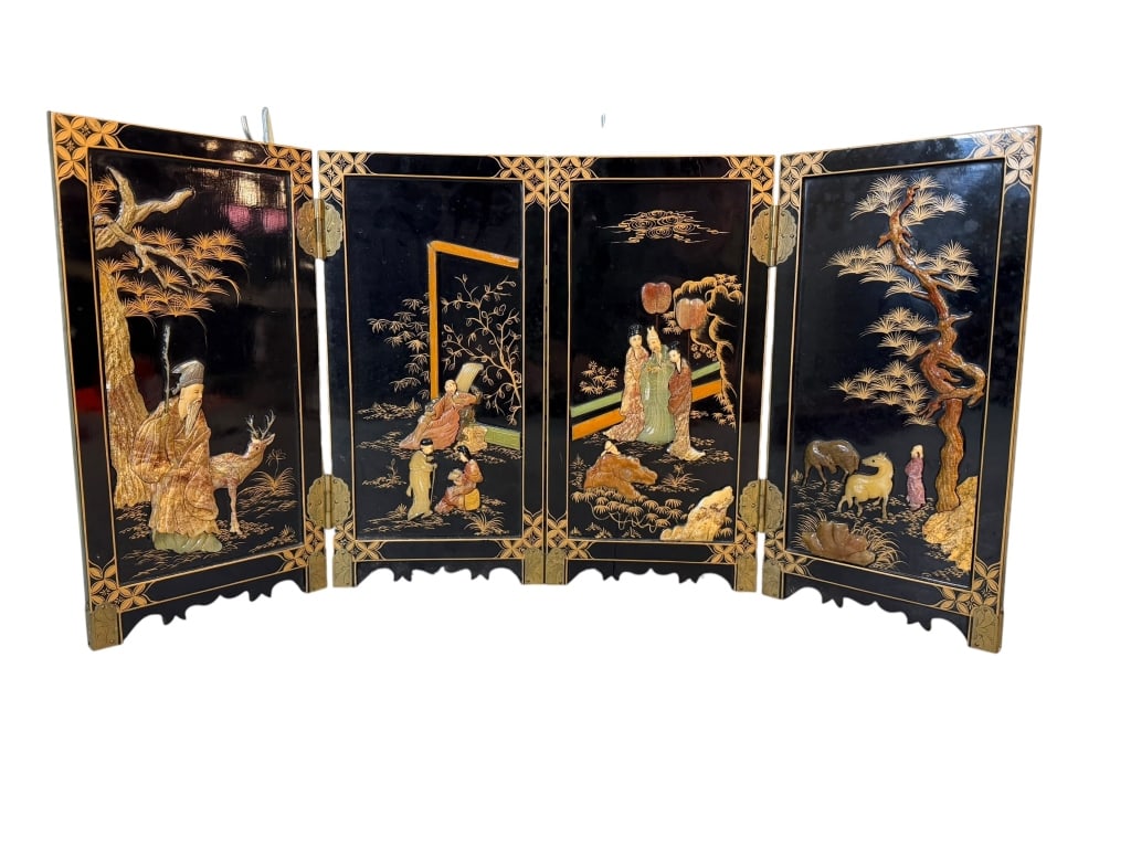 Chinese Four-Panel Folding Screen (1 of 1)