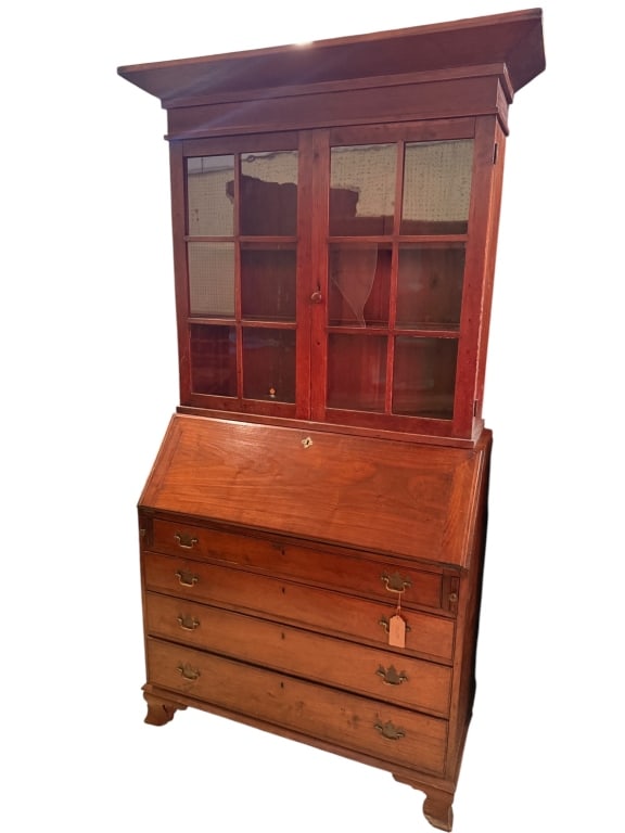 Antique American Chippendale Desk/Bookcase (1 of 1)