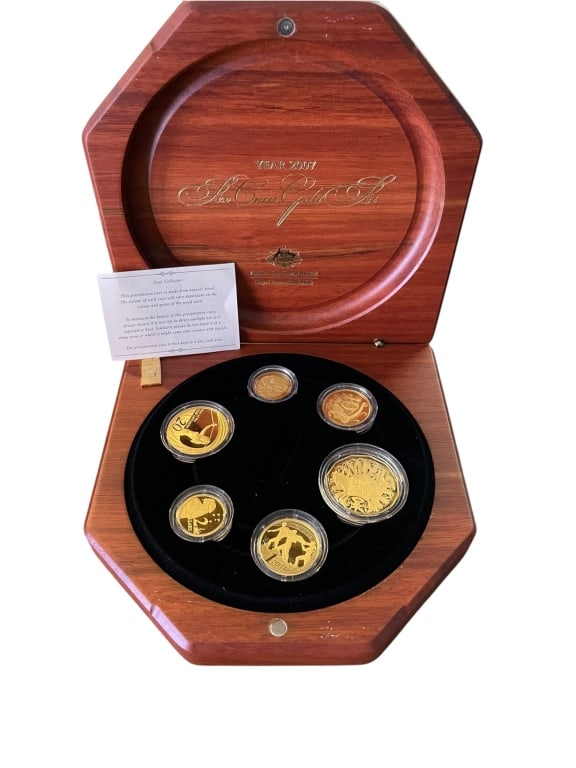 2007 Royal Australian Mint Six Coin Gold Proof Set (1 of 1)