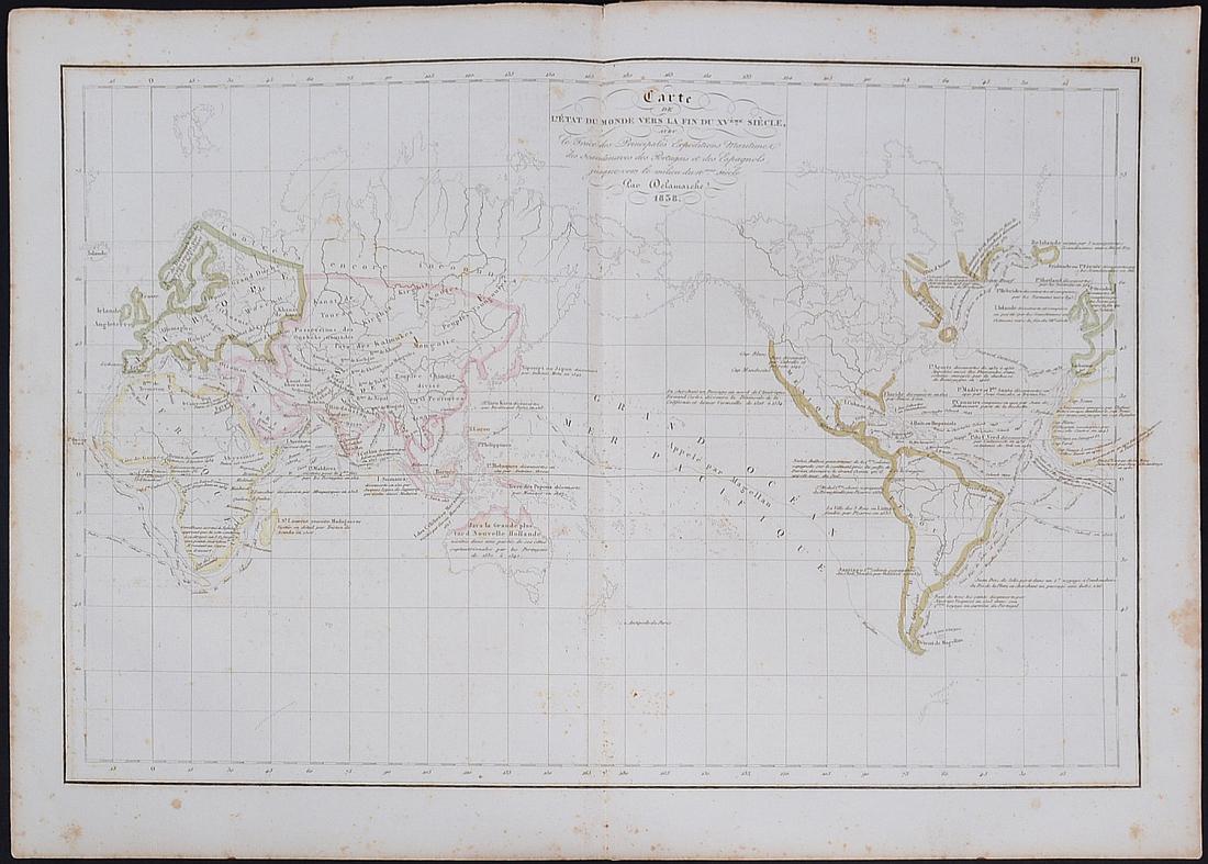 1838 Map of Continents (1 of 1)