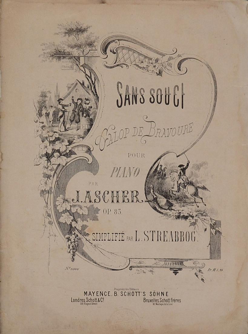 Sans Souci Galop d'Bravoure pour Piano par Jacher: Sans Souci Galop d'Bravoure pour Piano par Jacher