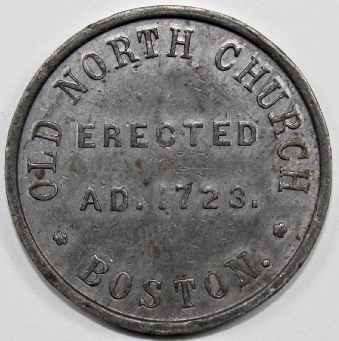 1823 OLD NORTH CHURCH: PAUL REVERE BOSTON. XF. ESTIMATE: $200-$250