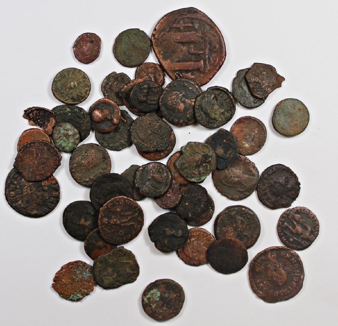 LOT OF 50 ANCIENT COINS (1 of 1)