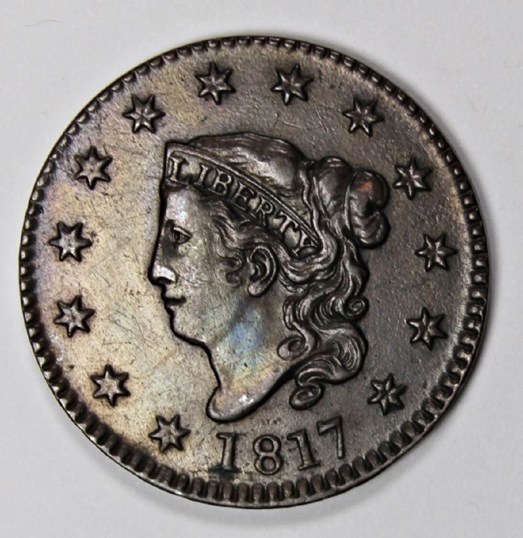 1817 LARGE CENT AU/UNC (1 of 2)