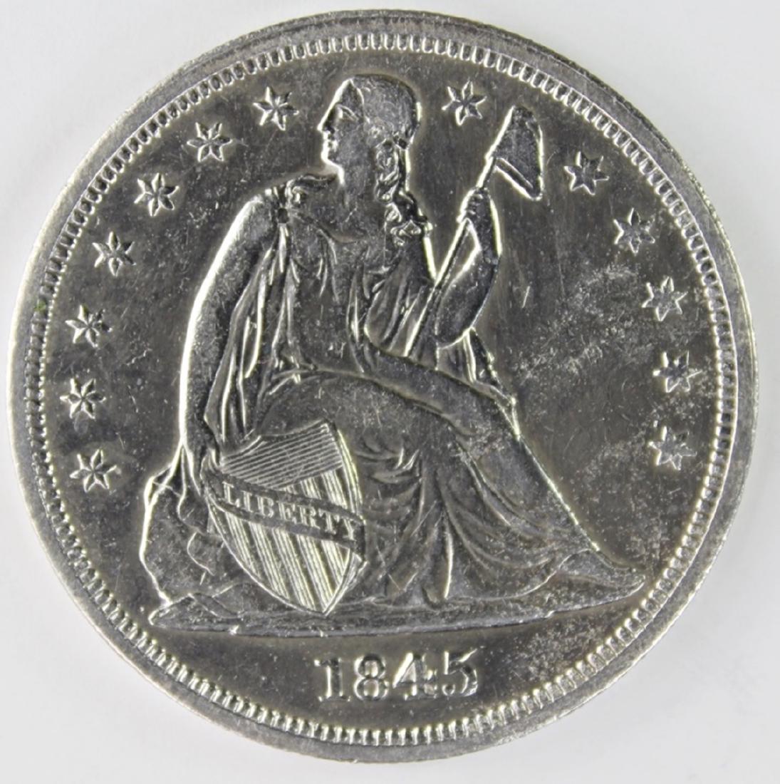 1845 SEATED DOLLAR (1 of 4)