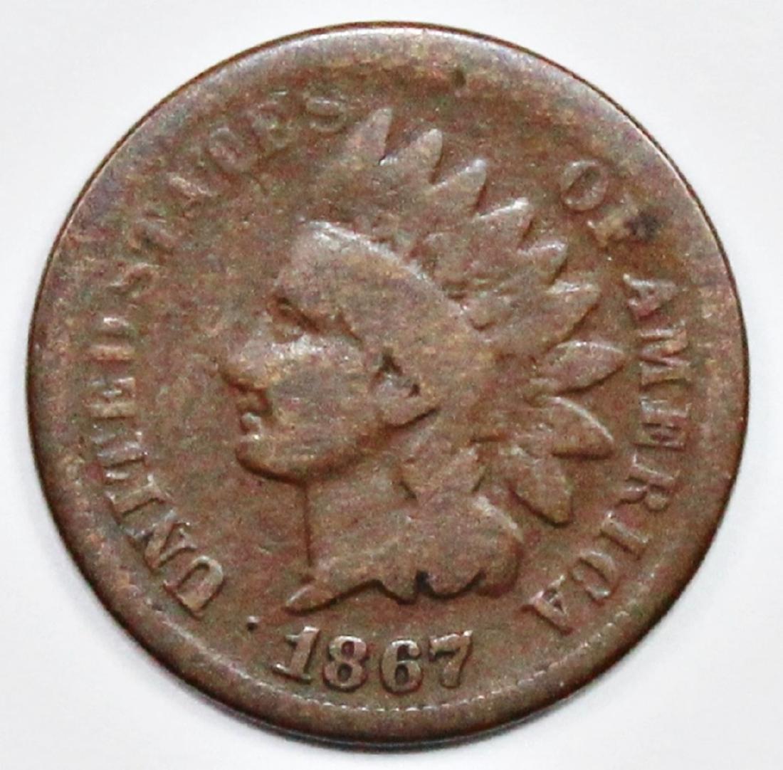1867 INDIAN CENT (1 of 2)