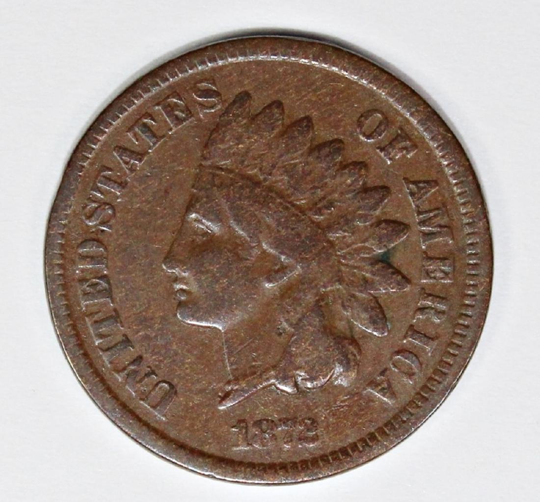 1872 INDIAN CENT (1 of 2)
