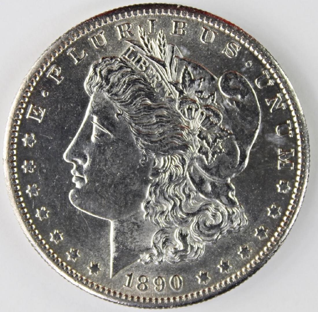 1890-S MORGAN SILVER DOLLAR (1 of 4)