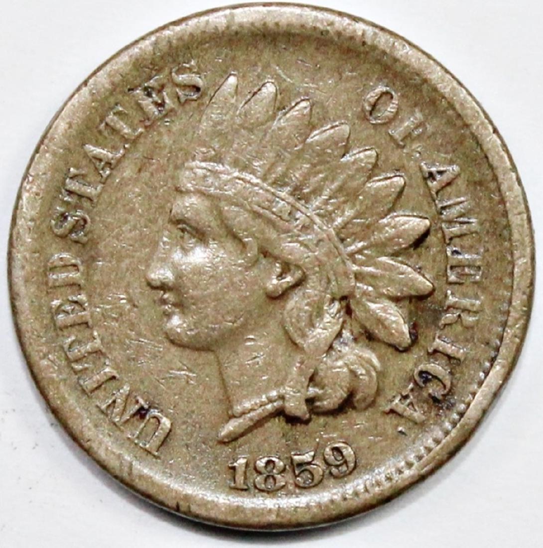 1859 INDIAN CENT (1 of 2)