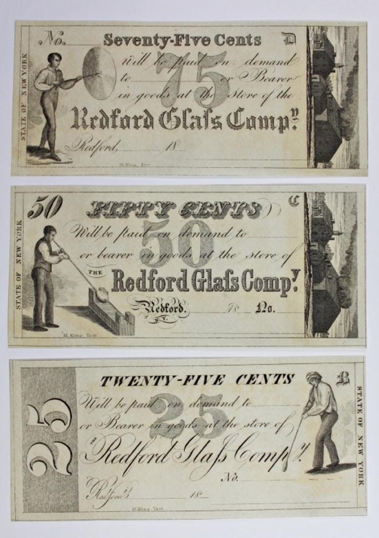 3 PIECE 1860'S SCRIP (1 of 2)