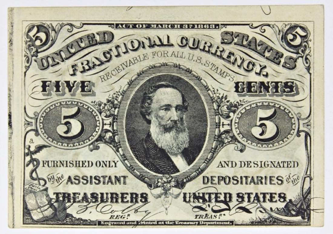 FIVE CENT POSTAGE CURRENCY (1 of 2)