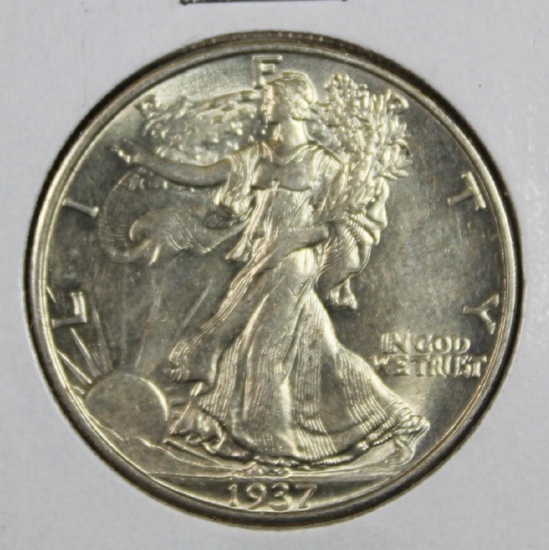 1937 WALKING LIBERTY HALF DOLLAR (1 of 2)