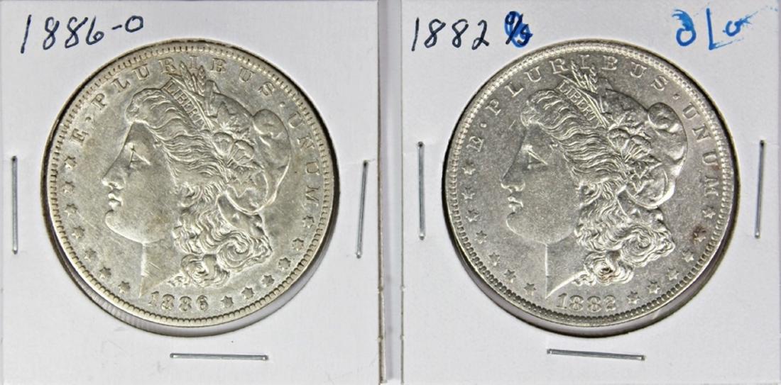 TWO MORGAN DOLLARS (1 of 2)