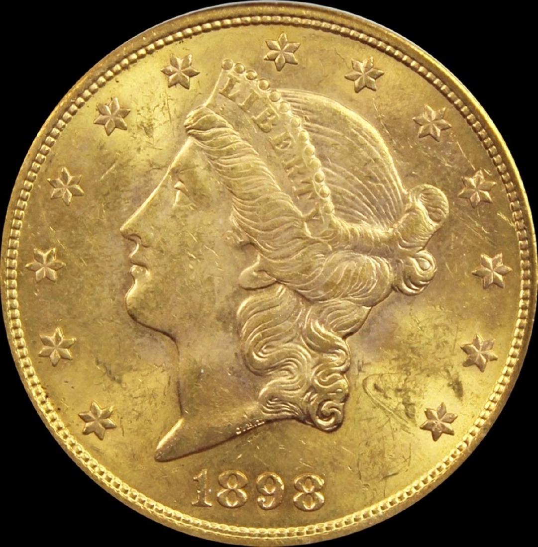 1898-S $20.00 GOLD LIBERTY (1 of 4)
