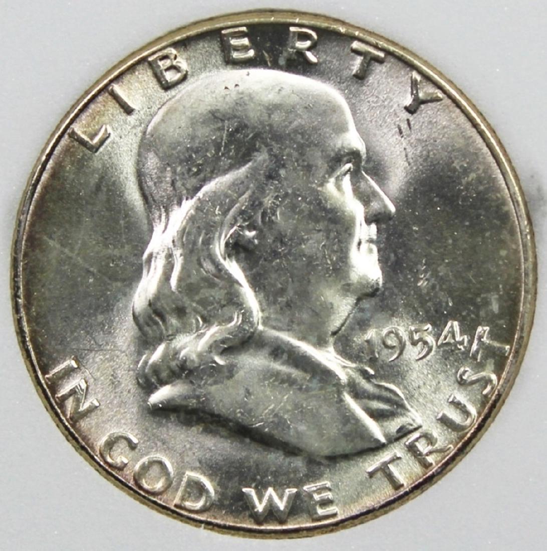1954 FRANKLIN HALF DOLLAR (1 of 4)