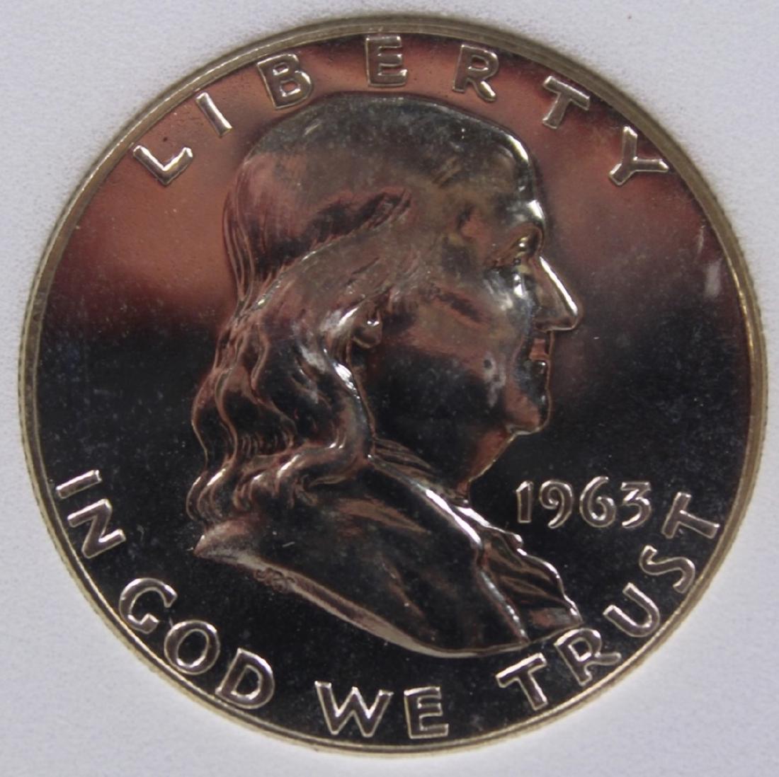 1963 FRANKLIN HALF DOLLAR (1 of 4)