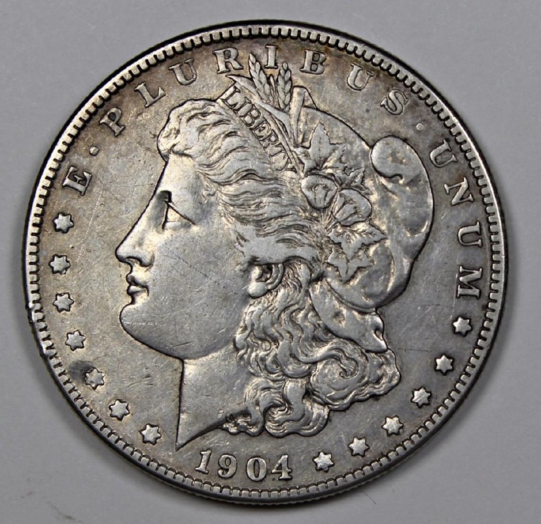 1904-S MORGAN SILVER DOLLAR (1 of 2)