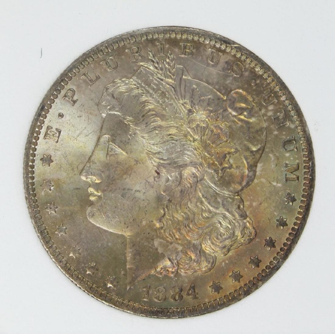 1884-O MORGAN SILVER DOLLAR (1 of 4)