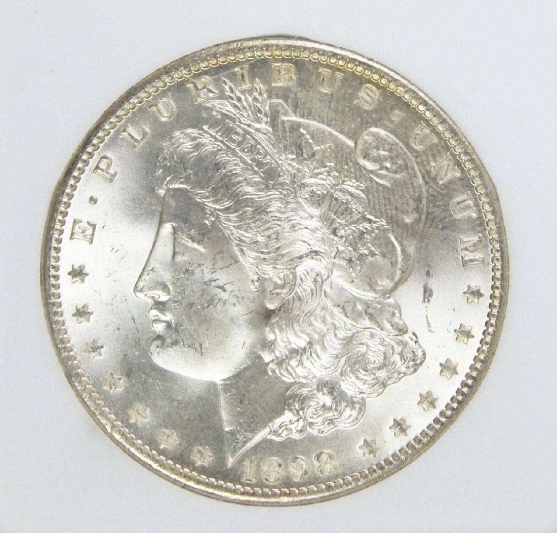 1898-O MORGAN SILVER DOLLAR (1 of 4)