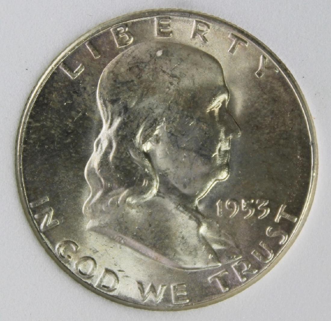 1953-S FRANKLIN HALF DOLLAR (1 of 4)