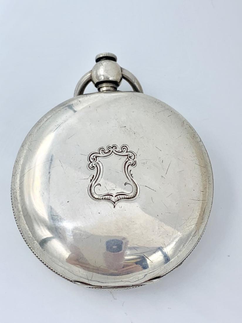 18S WALTHAM SILVER HUNTING CASE POCKET WATCH (1 of 6)