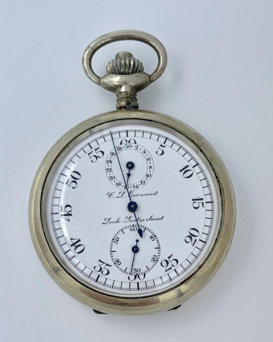 12S OPEN FACE WATCH C.L. GUINAND TIMER (1 of 3)