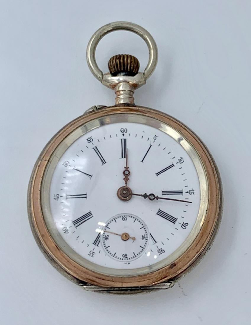 12 SIZE HOWARD OPEN FACE POCKET WATCH (1 of 5)