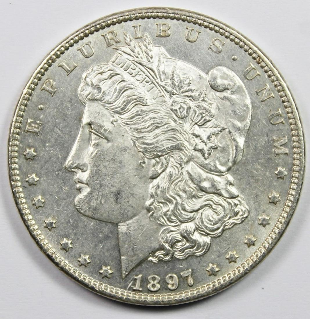 1897 MORGAN SILVER DOLLAR (1 of 4)