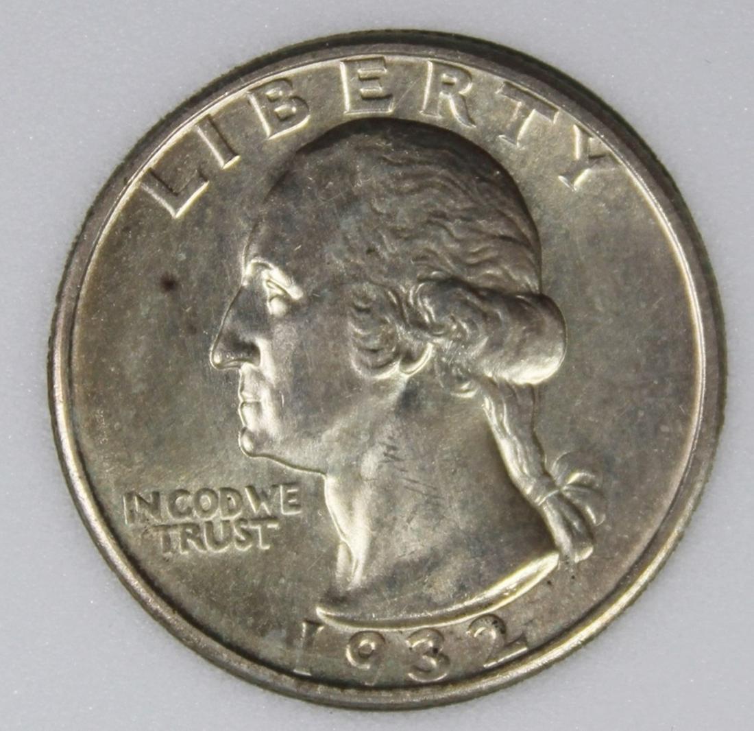 1932-S WASHINGTON QUARTER: CCGS SUPERB GEM RARE! KEY COIN! NICE ORIGINAL WHITE COIN! ESTIMATE: $1400-$1500