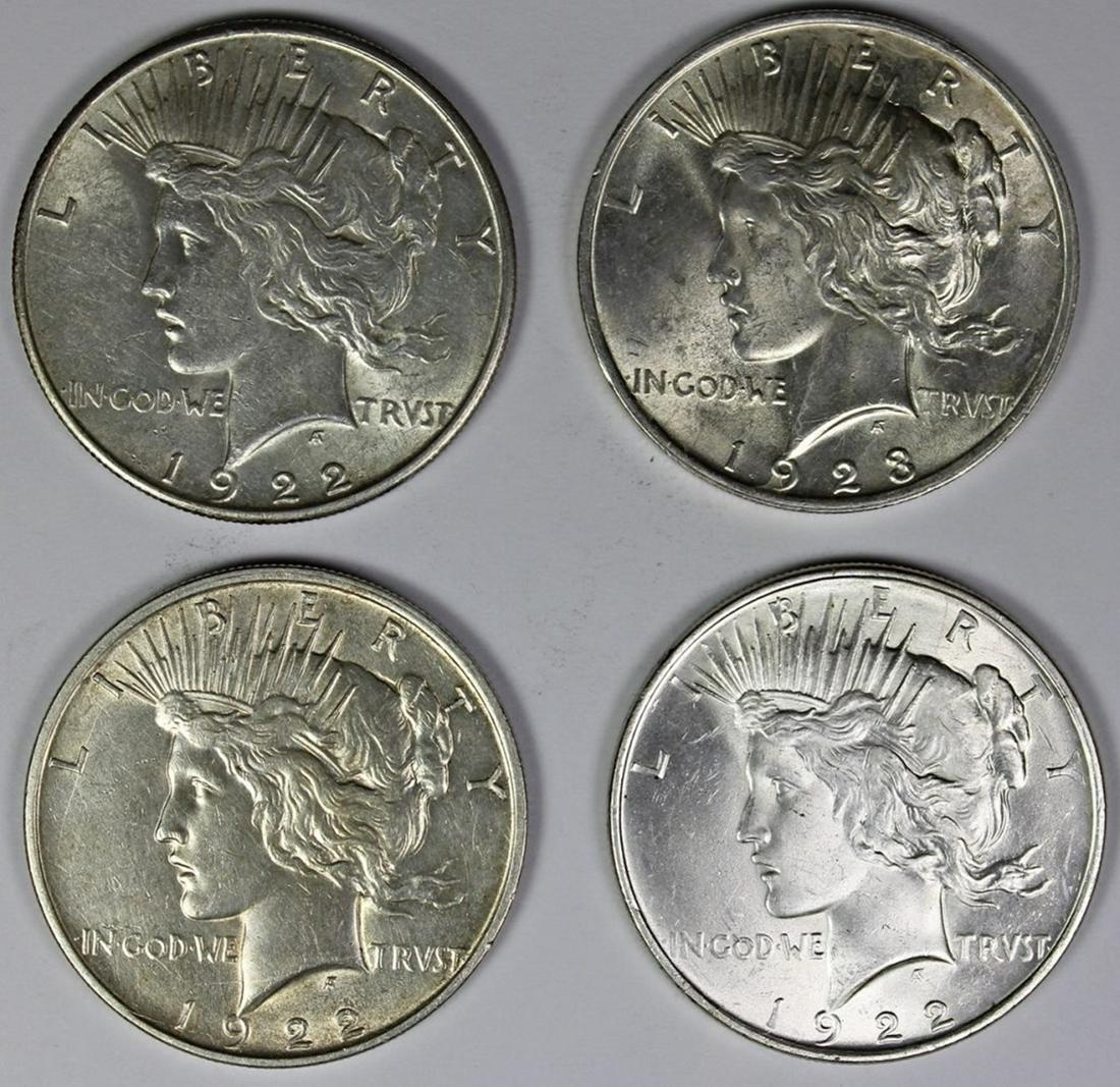 PEACE DOLLAR LOT: (1 of 2)