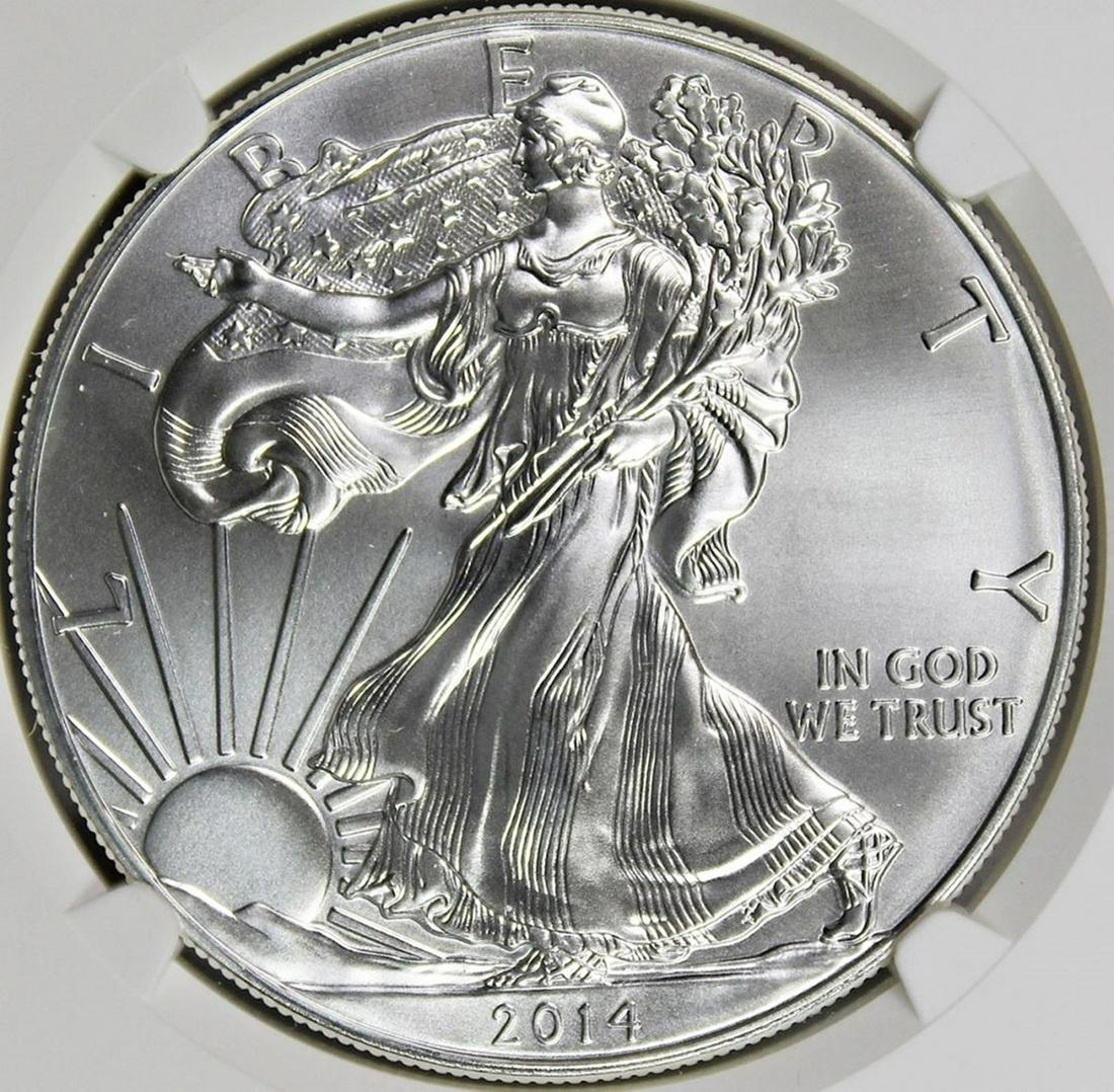 2014-W AMERICAN SILVER EAGLE (1 of 4)