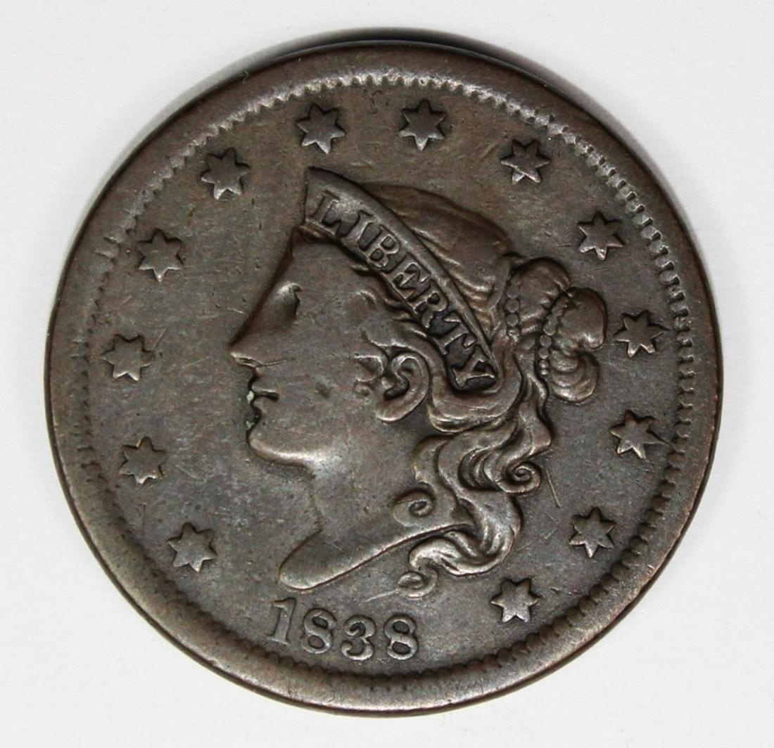 1838 LARGE CENT (1 of 2)