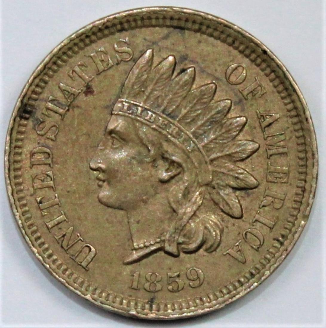 1859 INDIAN CENT (1 of 2)