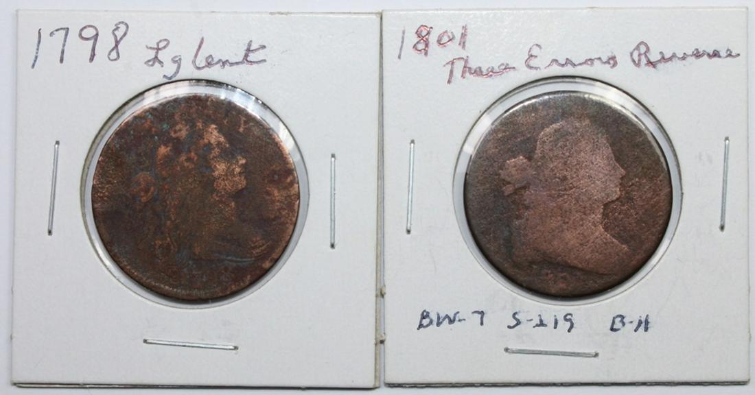 TWO LARGE CENTS: (1 of 2)
