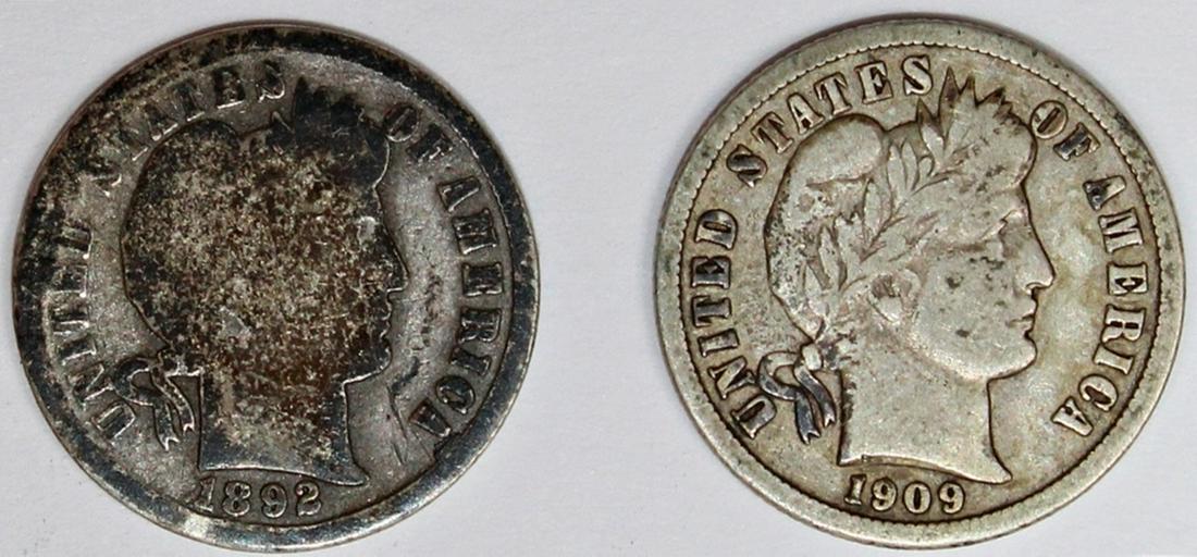 BARBER DIME LOT: (1 of 2)