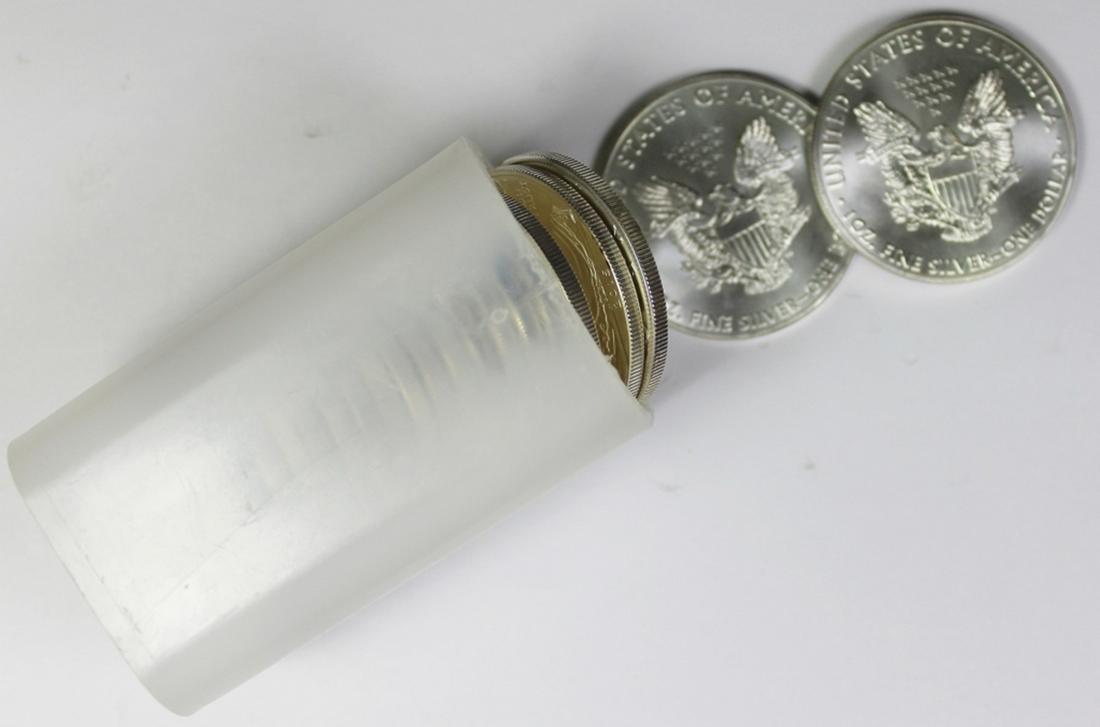 ROLL OF (20) 2015 AMERICAN SILVER EAGLES (1 of 3)
