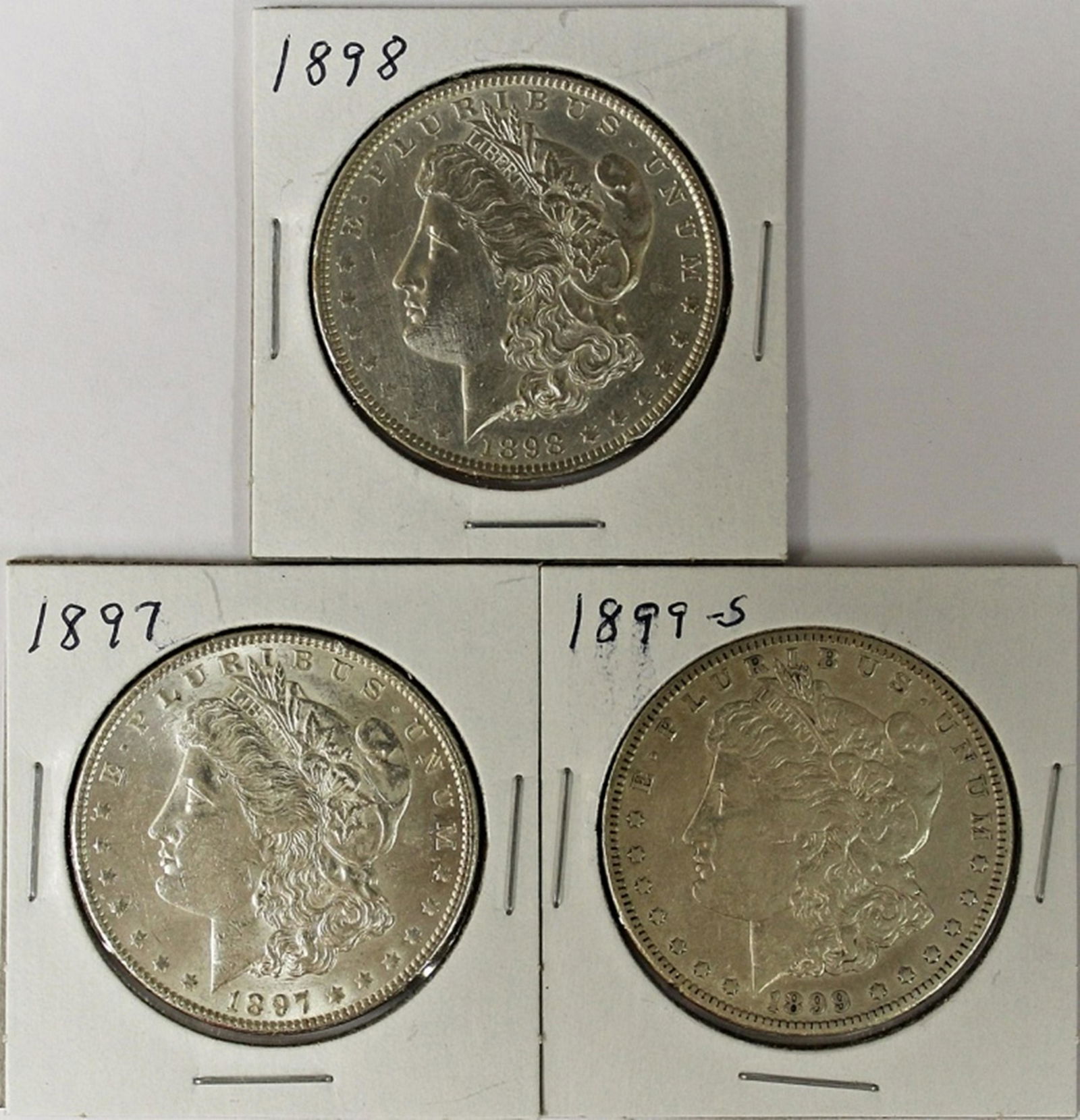 (3) MORGAN SILVER DOLLARS (1 of 2)