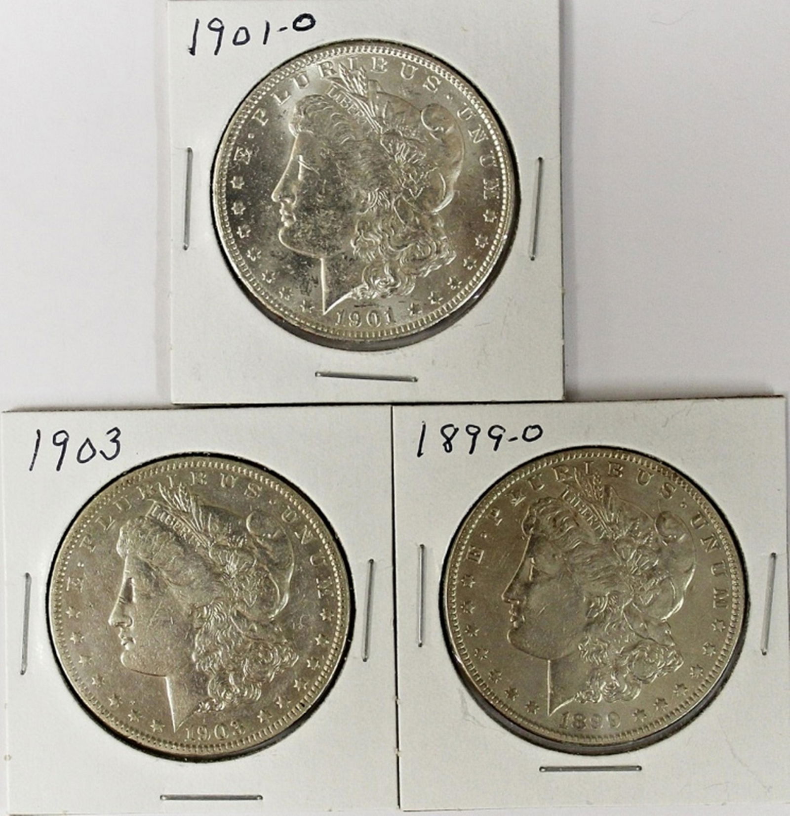 (3) MORGAN SILVER DOLLARS (1 of 2)