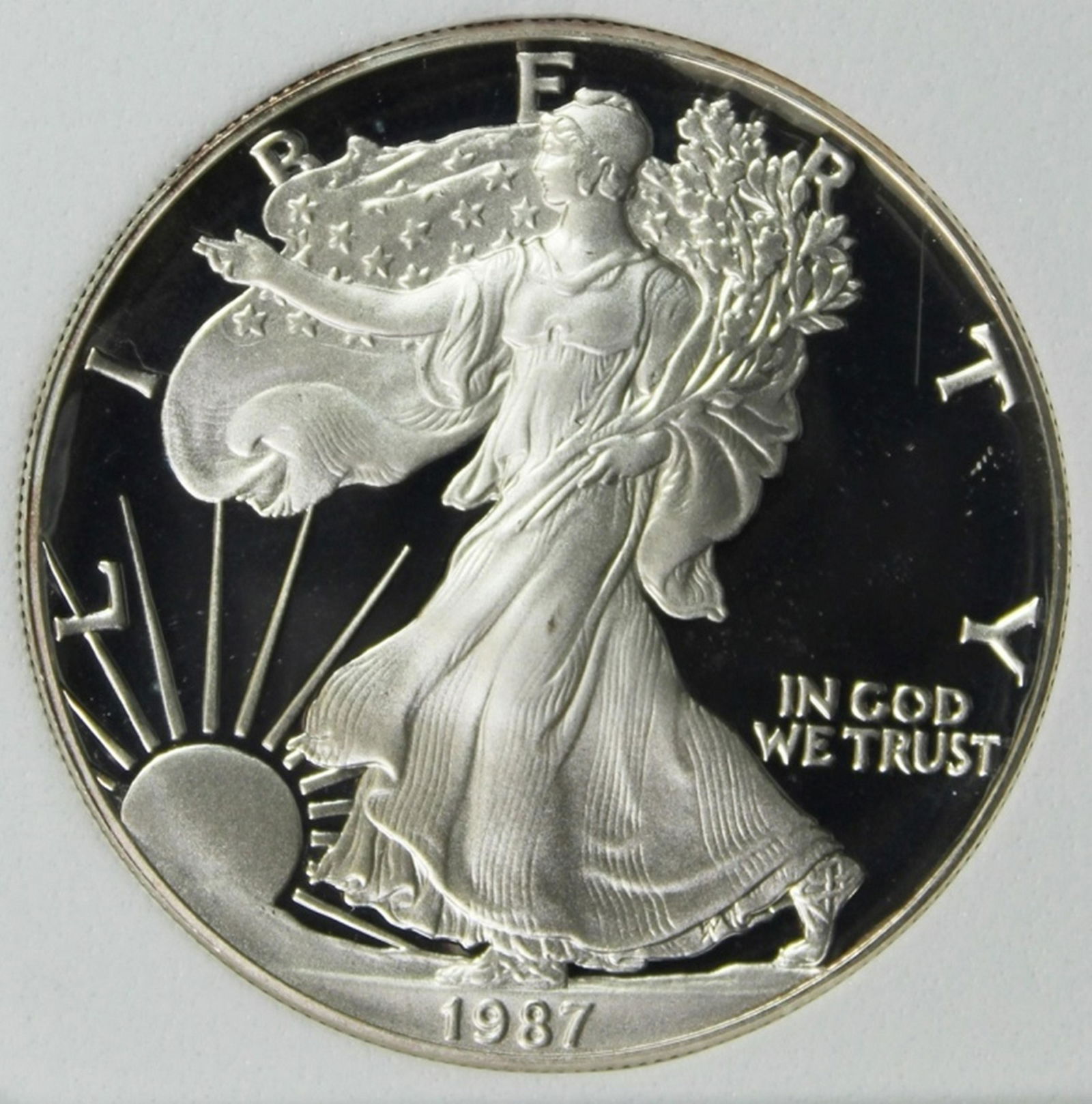1987-S AMERICAN SILVER EAGLE (1 of 4)