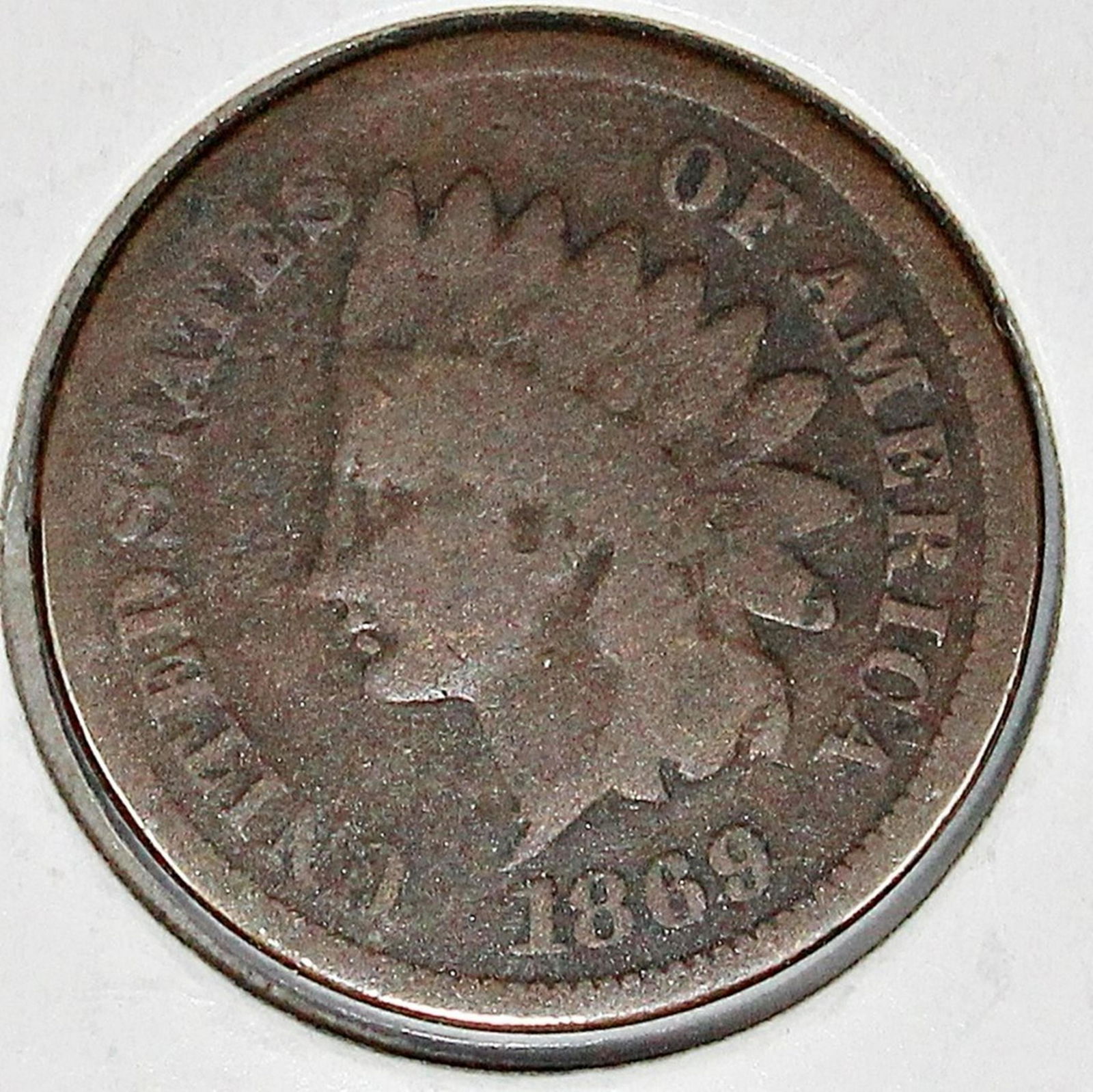 1869 INDIAN CENT (1 of 2)