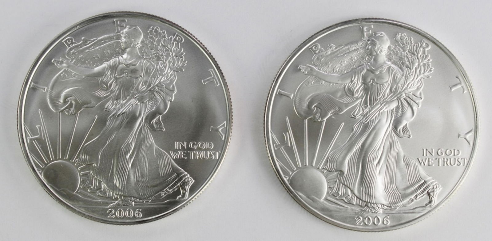 ROLL OF 20 2006 AMERICAN SILVER EAGLES (1 of 3)
