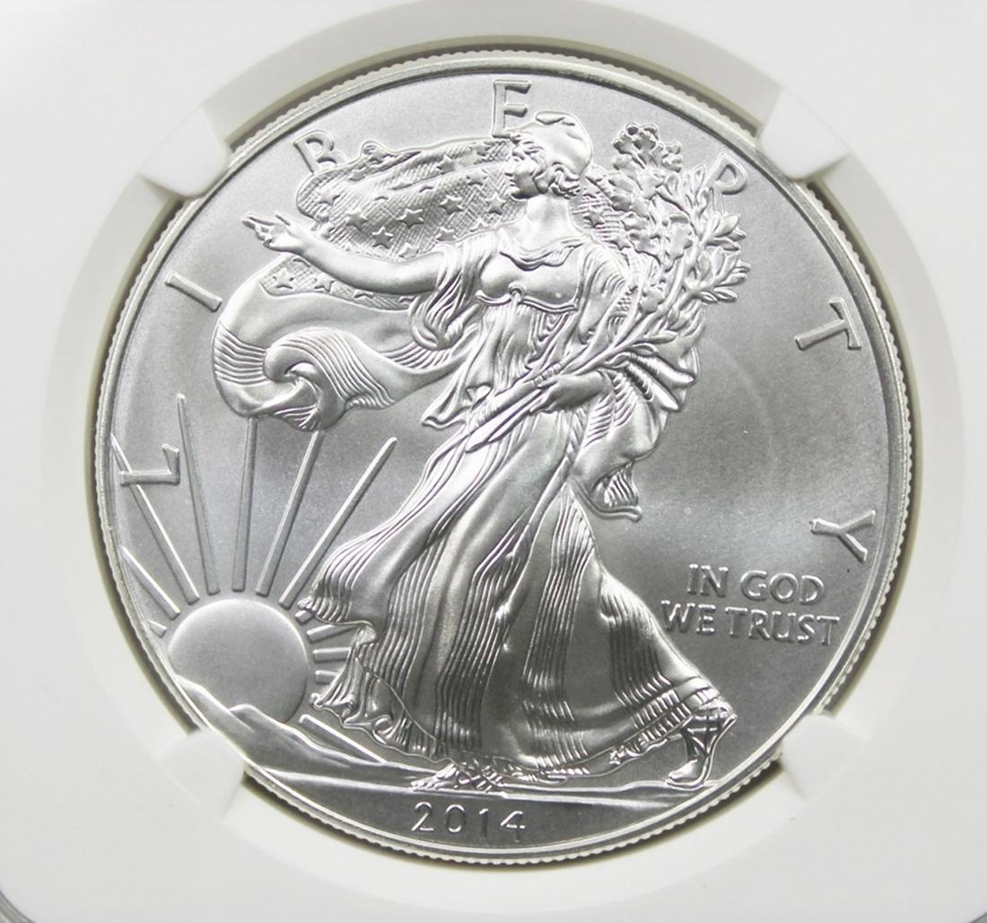 2014-W AMERICAN SILVER EAGLE (1 of 4)