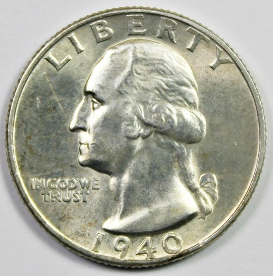1940-D WASHINGTON QUARTER (1 of 4)