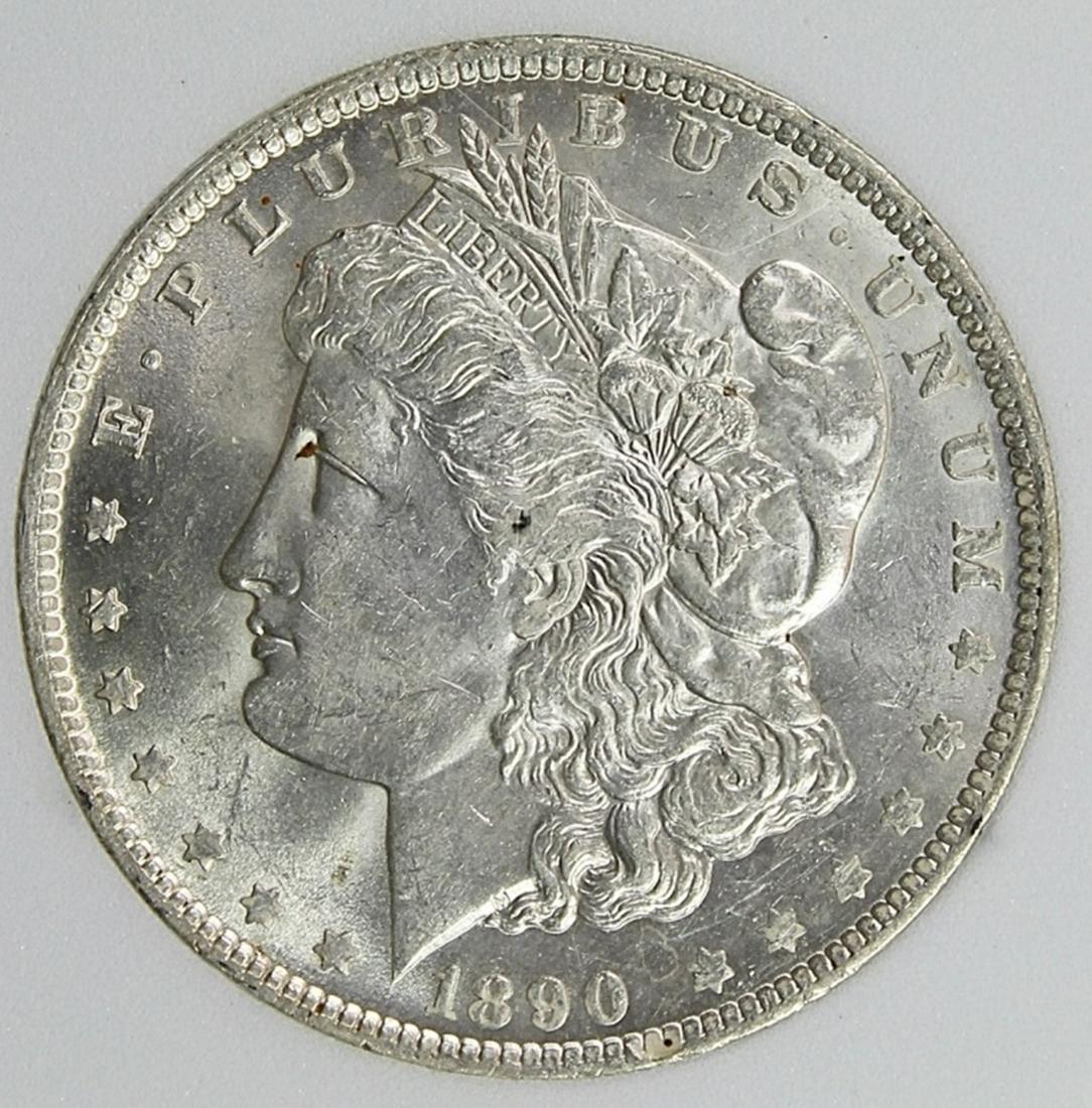 1890-O MORGAN SILVER DOLLAR (1 of 4)