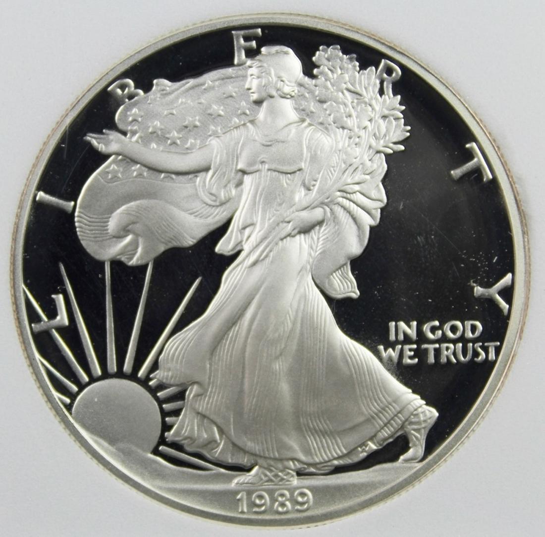1989 AMERICAN SILVER EAGLE (1 of 4)