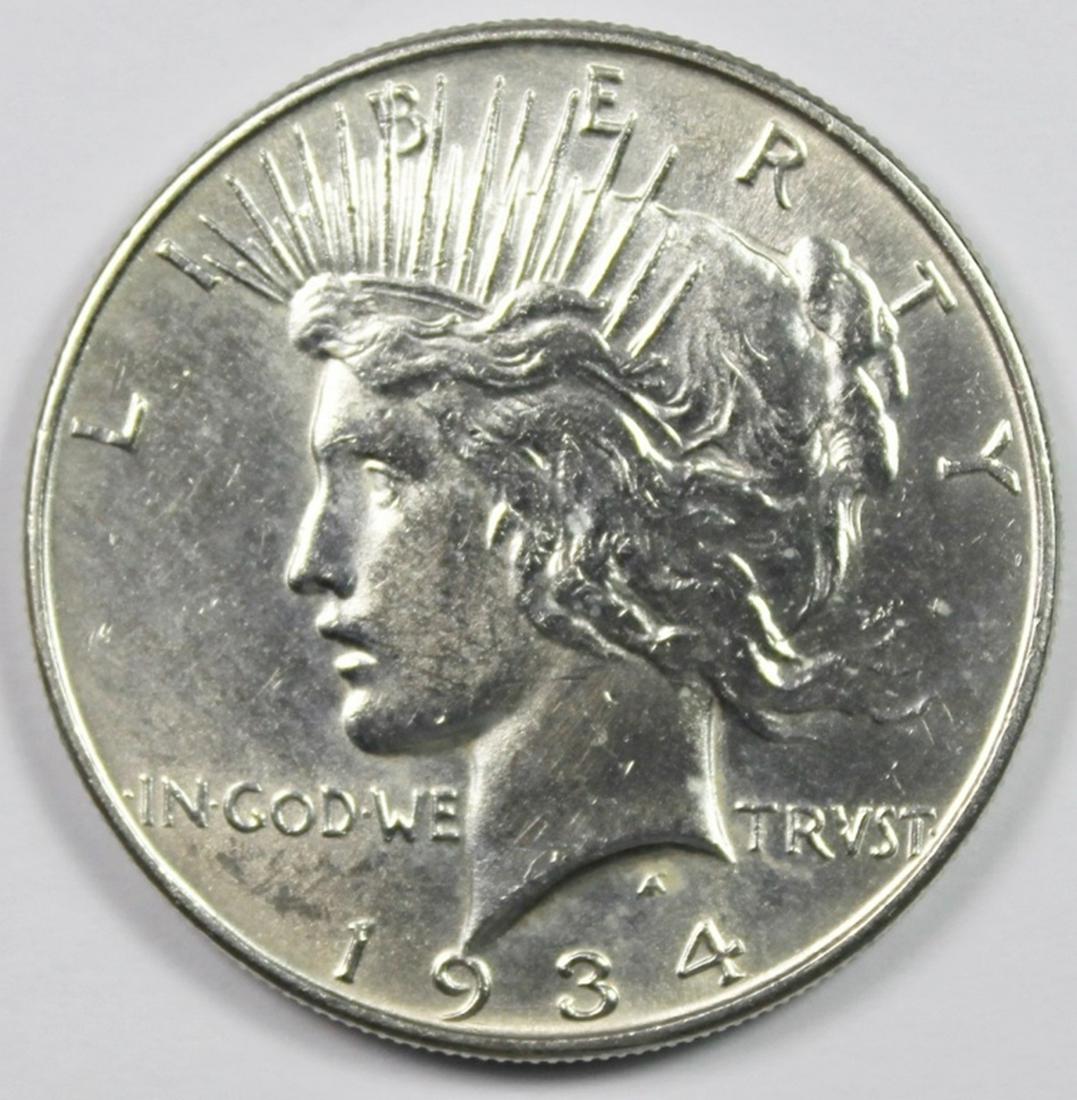 1934 PEACE SILVER DOLLAR (1 of 4)
