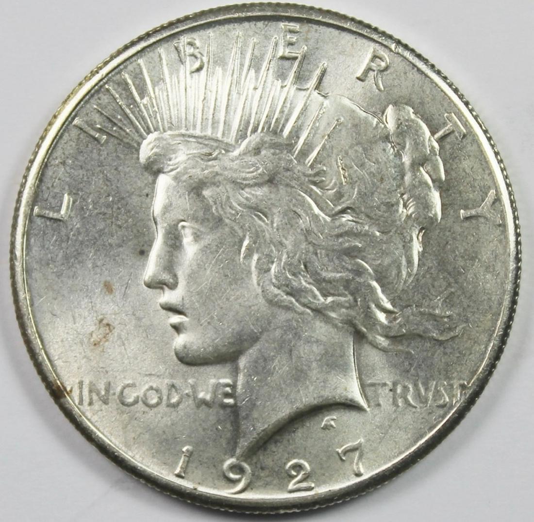 1927 PEACE SILVER DOLLAR (1 of 4)