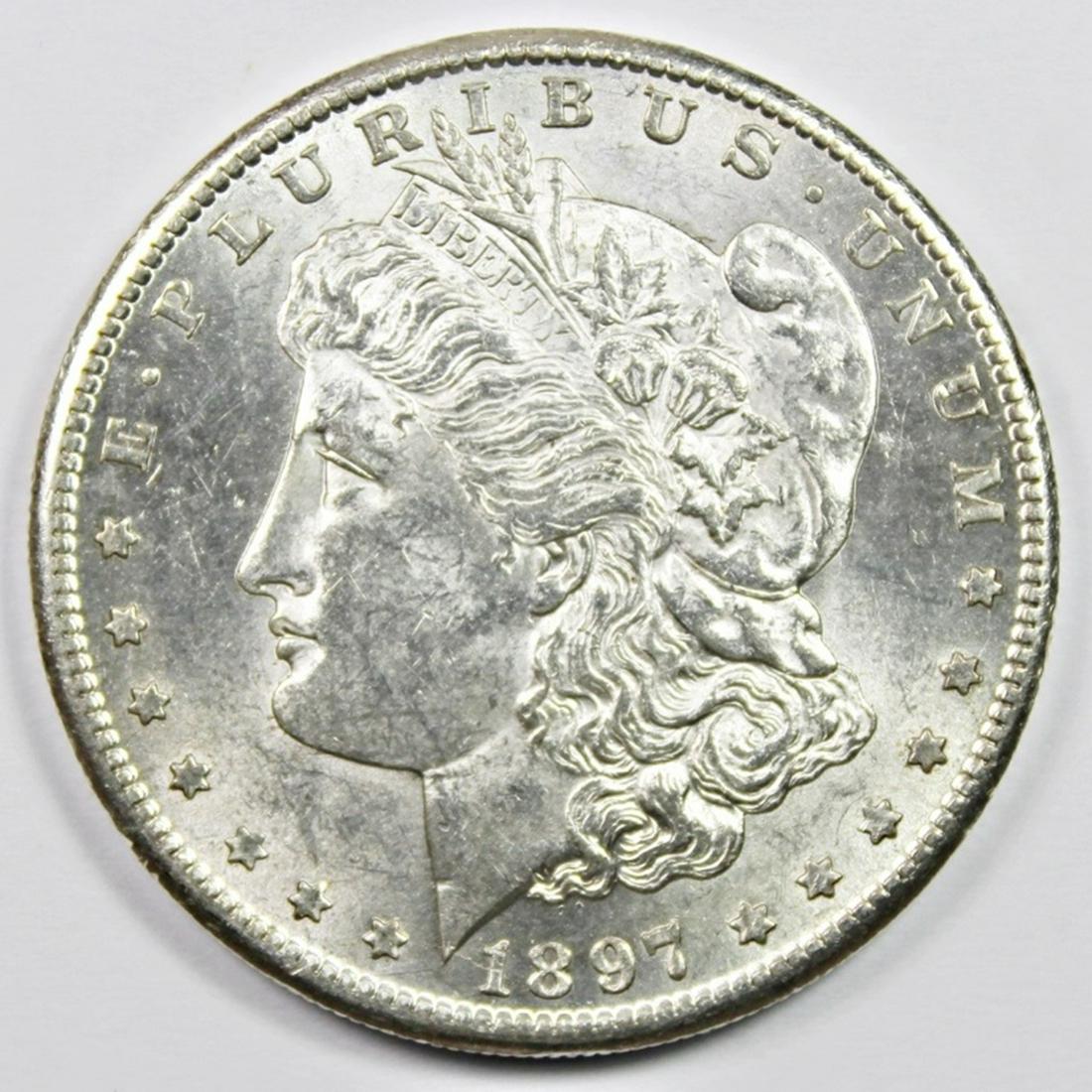1897-S MORGAN SILVER DOLLAR (1 of 4)