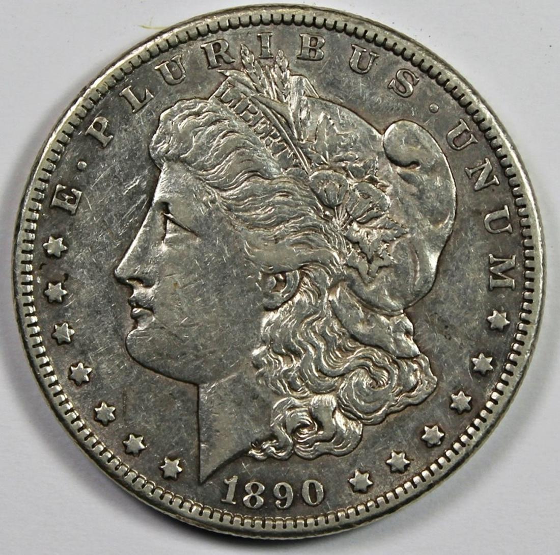 1890-CC MORGAN SILVER DOLLAR (1 of 2)